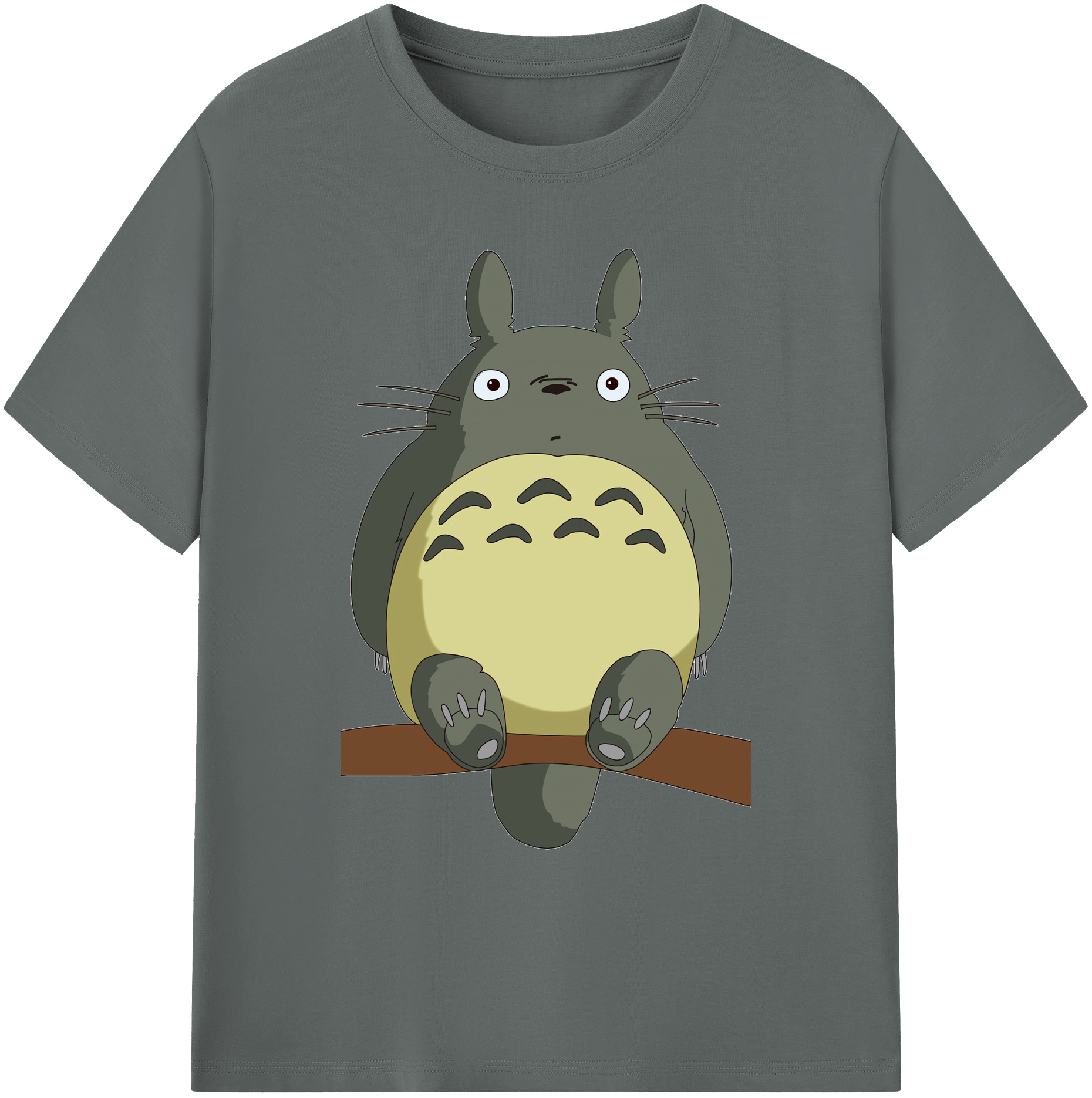 （画像用） となりのトトロ 草壁メイ 草壁サツキ My Neighbor Totoro Satsuki Kusakabe Mei Kusakabe 綿100％ メンズ半袖Tシャツ｜肌触りやわらか＆通気性